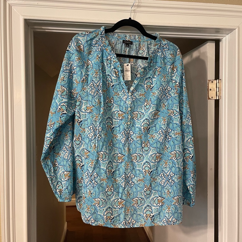 Plus size  summer sheer top NWT XL